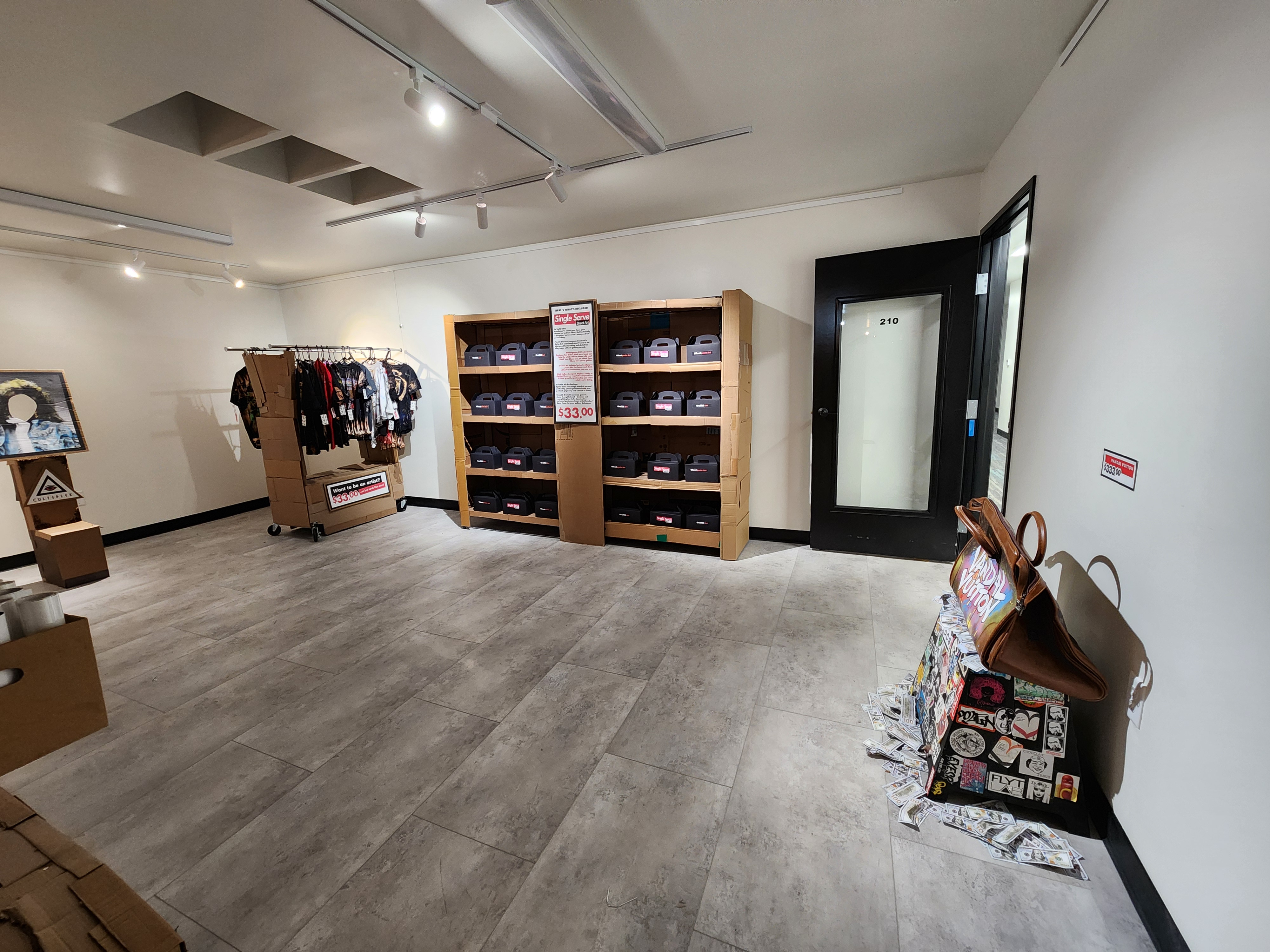 single serve street art